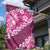 Vintage Pink Polynesia Garden Flag Plumeria With Hibiscus Tropical Vibes