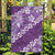 Vintage Purple Polynesia Garden Flag Plumeria With Hibiscus Tropical Vibes