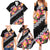 Black Polynesia Family Matching Summer Maxi Dress and Hawaiian Shirt Plumeria With Hibiscus Pattern Tropical Vibes