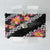 Black Polynesia Tablecloth Plumeria With Hibiscus Pattern Tropical Vibes