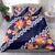 Blue Polynesia Bedding Set Plumeria With Hibiscus Pattern Tropical Vibes