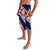 Blue Polynesia Lavalava Plumeria With Hibiscus Pattern Tropical Vibes