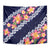 Blue Polynesia Tapestry Plumeria With Hibiscus Pattern Tropical Vibes