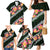 Green Polynesia Family Matching Mermaid Dress and Hawaiian Shirt Plumeria With Hibiscus Pattern Tropical Vibes