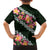 Green Polynesia Family Matching Summer Maxi Dress and Hawaiian Shirt Plumeria With Hibiscus Pattern Tropical Vibes