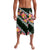 Green Polynesia Lavalava Plumeria With Hibiscus Pattern Tropical Vibes