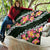 Green Polynesia Quilt Plumeria With Hibiscus Pattern Tropical Vibes