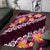 Pink Polynesia Area Rug Plumeria With Hibiscus Pattern Tropical Vibes