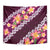 Pink Polynesia Tapestry Plumeria With Hibiscus Pattern Tropical Vibes