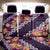 Purple Polynesia Back Car Seat Cover Plumeria With Hibiscus Pattern Tropical Vibes