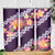 Purple Polynesia Skinny Tumbler Plumeria With Hibiscus Pattern Tropical Vibes