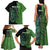 Personalised New Zealand Darts Family Matching Tank Maxi Dress and Hawaiian Shirt Aotearoa Maori Fern Mix Manaia Tattoo