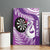 Personalised New Zealand Darts Canvas Wall Art Aotearoa Fern Mix Paua Shell Manaia - Purple