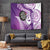 Personalised New Zealand Darts Tapestry Aotearoa Fern Mix Paua Shell Manaia - Purple