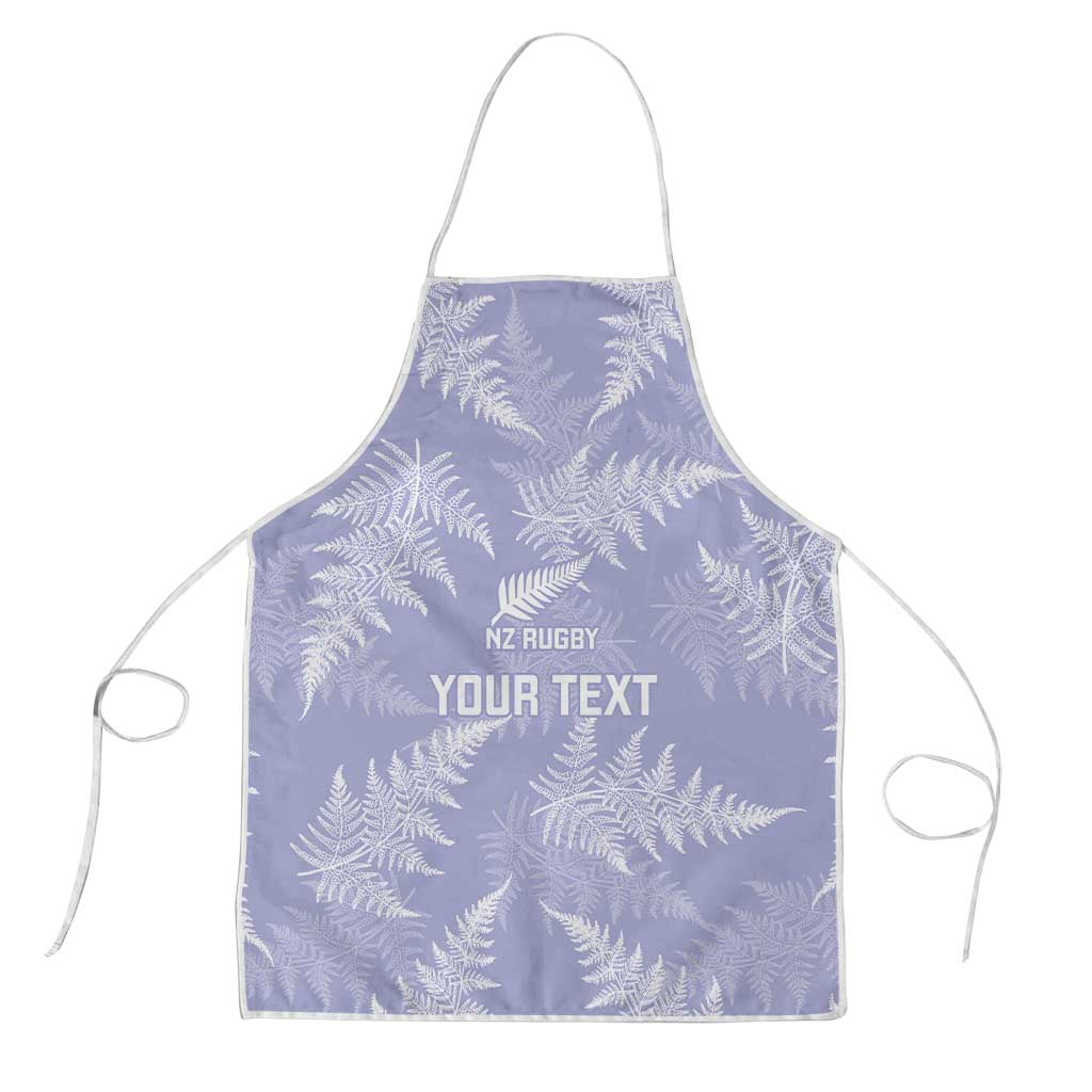 New Zealand Silver Fern Rugby Custom Apron Go Aotearoa Champions Purple Version LT14 Purple - Polynesian Pride