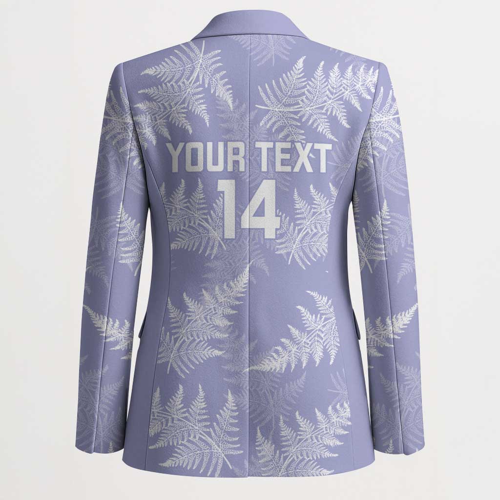 New Zealand Silver Fern Rugby Custom Blazer Go Aotearoa Champions Purple Version LT14 - Polynesian Pride