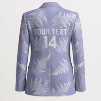 New Zealand Silver Fern Rugby Custom Blazer Go Aotearoa Champions Purple Version LT14 - Polynesian Pride
