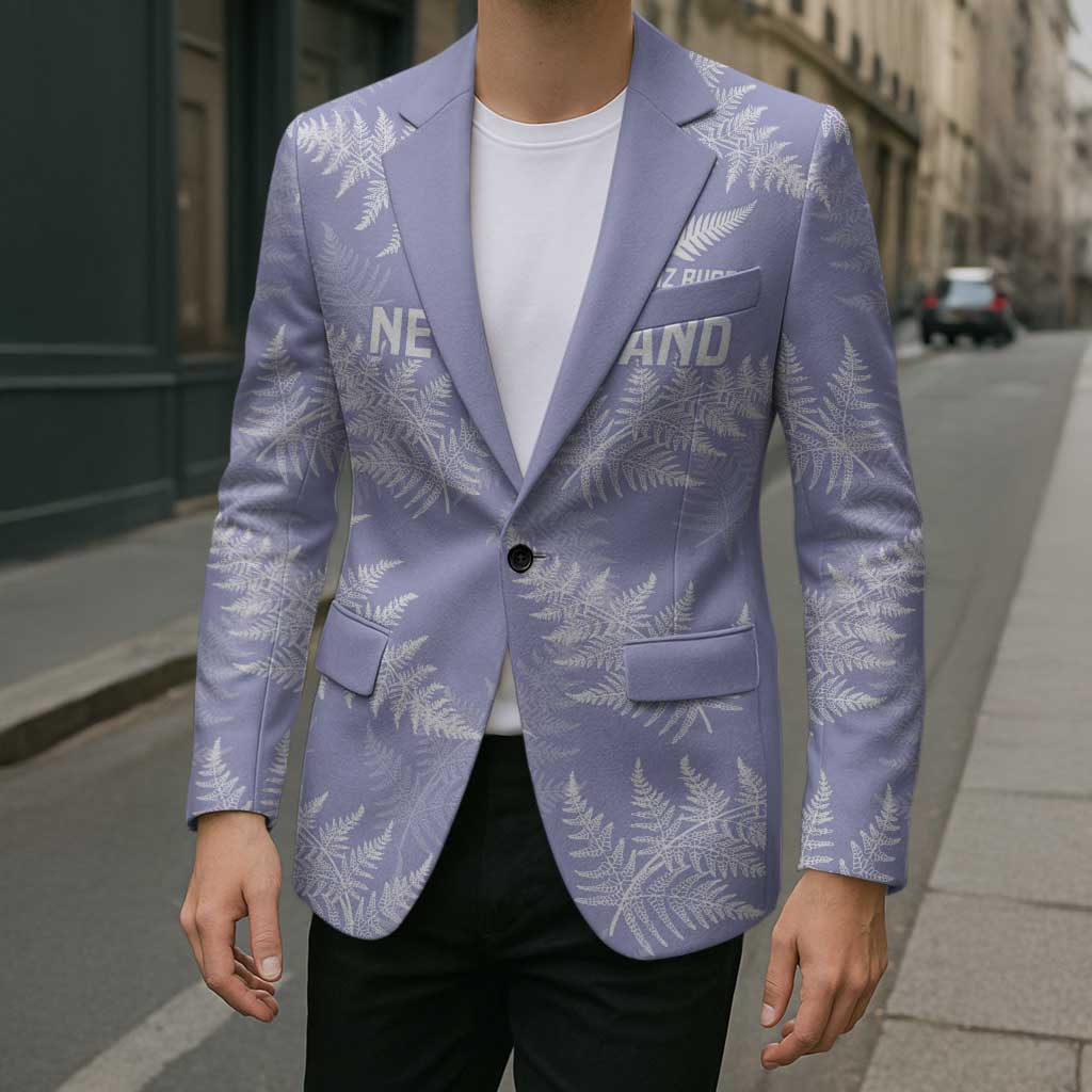 New Zealand Silver Fern Rugby Custom Blazer Go Aotearoa Champions Purple Version LT14 - Polynesian Pride