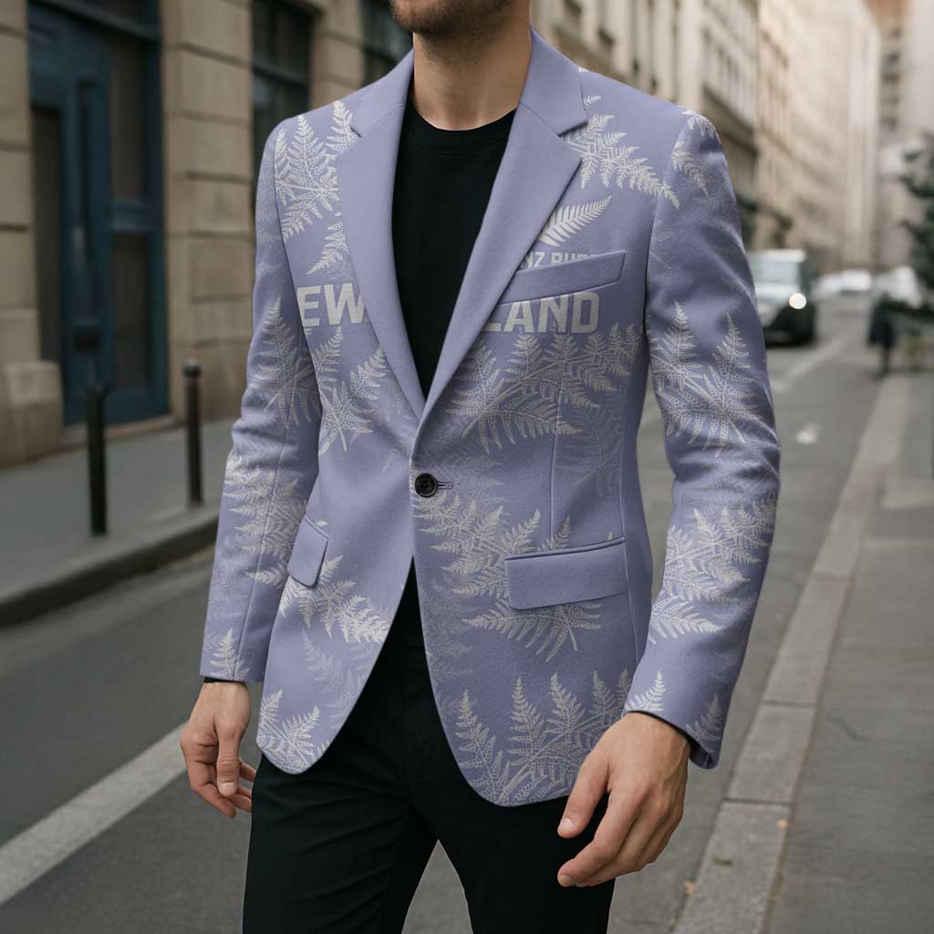 New Zealand Silver Fern Rugby Custom Blazer Go Aotearoa Champions Purple Version LT14 - Polynesian Pride