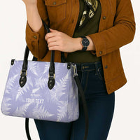 New Zealand Silver Fern Rugby Custom Leather Bag Go Aotearoa Champions Purple Version LT14 - Polynesian Pride