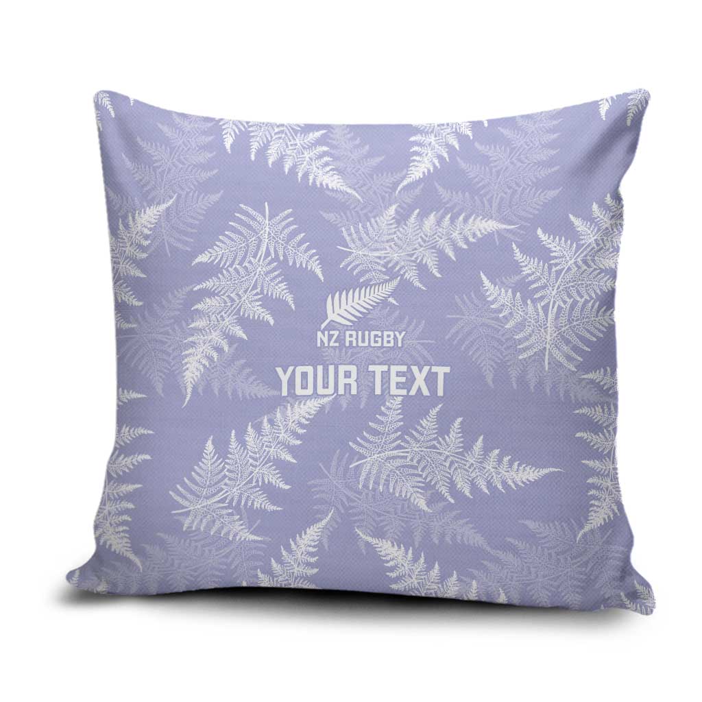 New Zealand Silver Fern Rugby Custom Pillow Cover Go Aotearoa Champions Purple Version LT14 Purple - Polynesian Pride