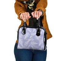 New Zealand Silver Fern Rugby Custom Shoulder Handbag Go Aotearoa Champions Purple Version LT14 One Size Purple - Polynesian Pride