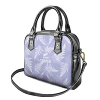 New Zealand Silver Fern Rugby Custom Shoulder Handbag Go Aotearoa Champions Purple Version LT14 - Polynesian Pride