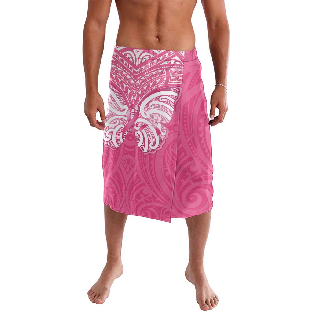 New Zealand Breast Cancer Awareness Lavalava Maori Butterfly Pink Ribbon LT14 Pink - Polynesian Pride