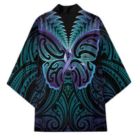 Suicide Prevention New Zealand Kimono Aotearoa Maori Butterfly Mix Silver Fern LT14 - Polynesian Pride