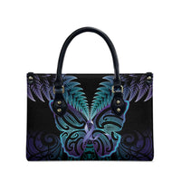 Suicide Prevention New Zealand Leather Bag Aotearoa Maori Butterfly Mix Silver Fern LT14 - Polynesian Pride