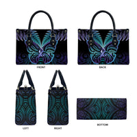 Suicide Prevention New Zealand Leather Bag Aotearoa Maori Butterfly Mix Silver Fern LT14 - Polynesian Pride