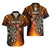 Personalised Polynesian Darts Hawaiian Shirt Fire Burning With Tribal Tattoo LT14 - Polynesian Pride