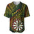 Personalised Polynesian Darts Baseball Jersey Dart Lovers Tribal Pattern Mix Tropical Leaves LT14 Reggae - Polynesian Pride