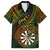 Personalised Polynesian Darts Family Matching Long Sleeve Bodycon Dress and Hawaiian Shirt Dart Lovers Tribal Pattern Mix Tropical Leaves LT14 Dad's Shirt - Short Sleeve Reggae - Polynesian Pride