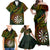 Personalised Polynesian Darts Family Matching Off Shoulder Maxi Dress and Hawaiian Shirt Dart Lovers Tribal Pattern Mix Tropical Leaves LT14 - Polynesian Pride