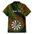 Personalised Polynesian Darts Family Matching Puletasi Dress and Hawaiian Shirt Dart Lovers Tribal Pattern Mix Tropical Leaves LT14 - Polynesian Pride