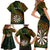 Personalised Polynesian Darts Family Matching Short Sleeve Bodycon Dress and Hawaiian Shirt Dart Lovers Tribal Pattern Mix Tropical Leaves LT14 - Polynesian Pride