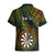 Personalised Polynesian Darts Hawaiian Shirt Dart Lovers Tribal Pattern Mix Tropical Leaves LT14 - Polynesian Pride