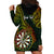 Personalised Polynesian Darts Hoodie Dress Dart Lovers Tribal Pattern Mix Tropical Leaves LT14 - Polynesian Pride