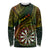 Personalised Polynesian Darts Long Sleeve Shirt Dart Lovers Tribal Pattern Mix Tropical Leaves LT14 Unisex Reggae - Polynesian Pride