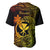 Hawaii Baseball Jersey Fish Hook Tattoo Mix Polynesian Plumeria Reggae Version LT14 - Polynesian Pride