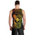 Hawaii Men Tank Top Fish Hook Tattoo Mix Polynesian Plumeria Reggae Version LT14 - Polynesian Pride