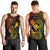 Hawaii Men Tank Top Fish Hook Tattoo Mix Polynesian Plumeria Reggae Version LT14 - Polynesian Pride