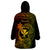 Hawaii Wearable Blanket Hoodie Fish Hook Tattoo Mix Polynesian Plumeria Reggae Version LT14 - Polynesian Pride