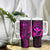 Hawaii Tumbler With Handle Fish Hook Tattoo Mix Polynesian Plumeria Pink Version