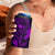 Hawaii 4 in 1 Can Cooler Tumbler Fish Hook Tattoo Mix Polynesian Plumeria Purple Version