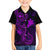 Hawaii Family Matching Off Shoulder Short Dress and Hawaiian Shirt Fish Hook Tattoo Mix Polynesian Plumeria Purple Version LT14 Son's Shirt Purple - Polynesian Pride