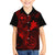 Hawaii Family Matching Puletasi Dress and Hawaiian Shirt Fish Hook Tattoo Mix Polynesian Plumeria Red Version LT14 Son's Shirt Red - Polynesian Pride