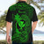 Hawaii Hawaiian Shirt Fish Hook Tattoo Mix Polynesian Plumeria Green Version LT14 - Polynesian Pride