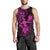 Hawaii Men Tank Top Hula Girl Mix Polynesian Plumeria Pink Version LT14 - Polynesian Pride